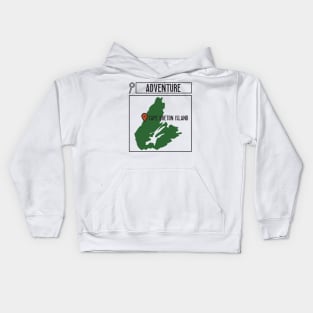 SEARCH FOR ADVENTURE IN CAPE BRETON Kids Hoodie